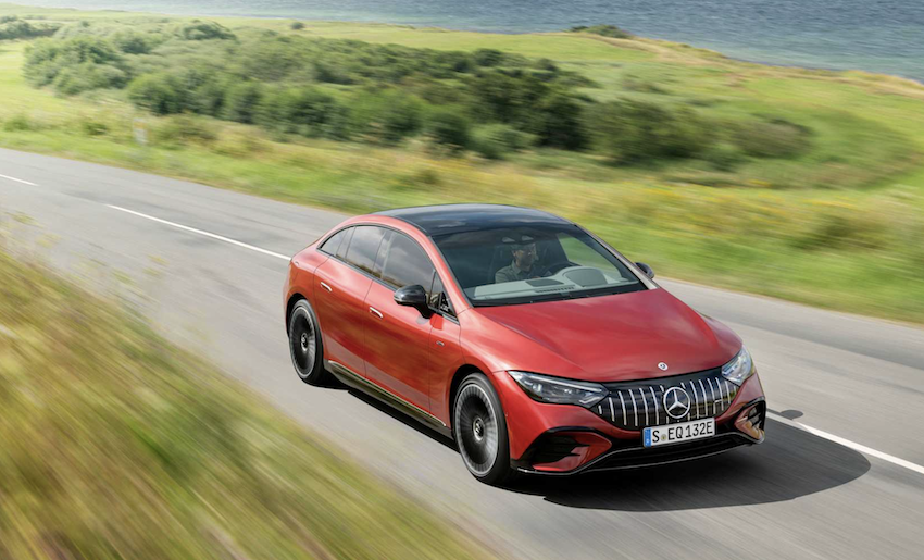 Mercedes-AMG EQE 亮相，動力相當強悍。