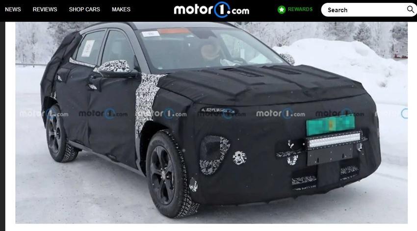 全新 Kona 測試車現蹤，外媒推測最快明年發表。