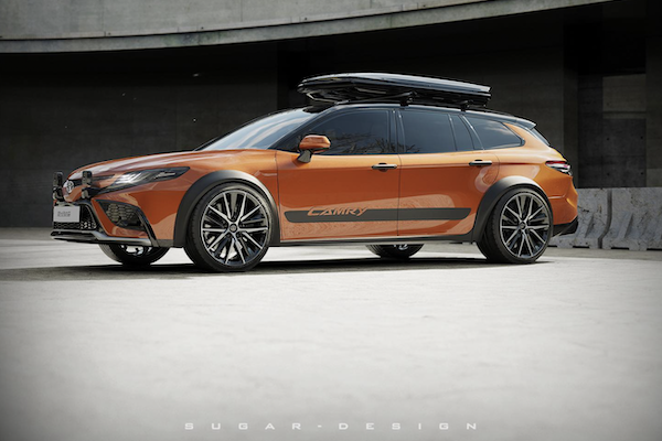 有跨界越野造型！Toyota Camry Wagon 設計圖引發討論