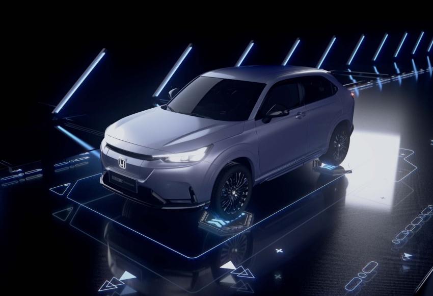 Honda 公布全新原型車 e:Ny1，採小型跨界電動休旅設定。