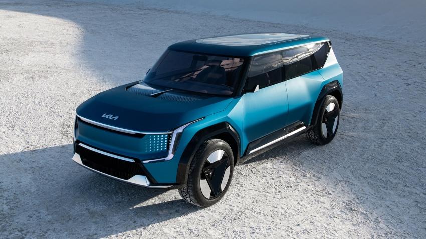 Kia 透露去年發表的 EV9 概念車將於今年量產，並於明年正式開賣。