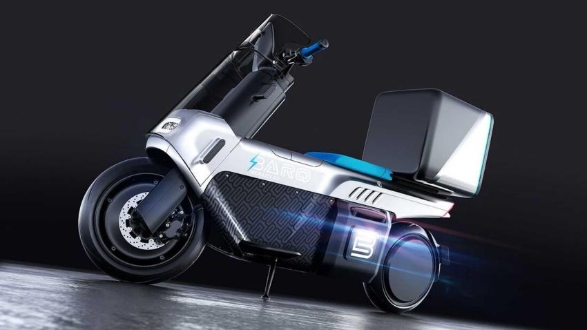杜拜新創公司 Barq 推出 Rena Max 電動機車，主打外送用途。