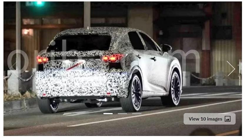 車尾換上與 NX 相同的一體式尾燈，並有全新的「Lexus」字母廠徽。〈擷取自外媒《Drive》。〉
