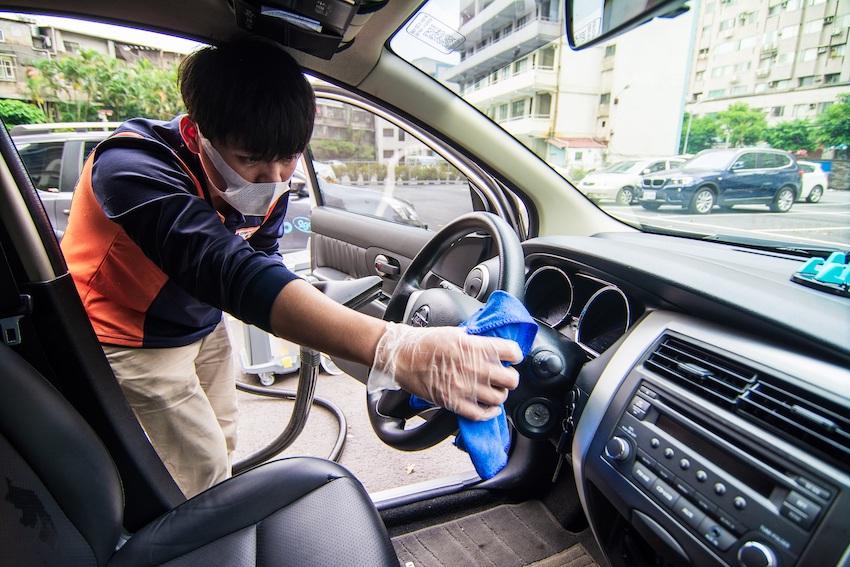 格上會針對共享車部分做清消與整理。