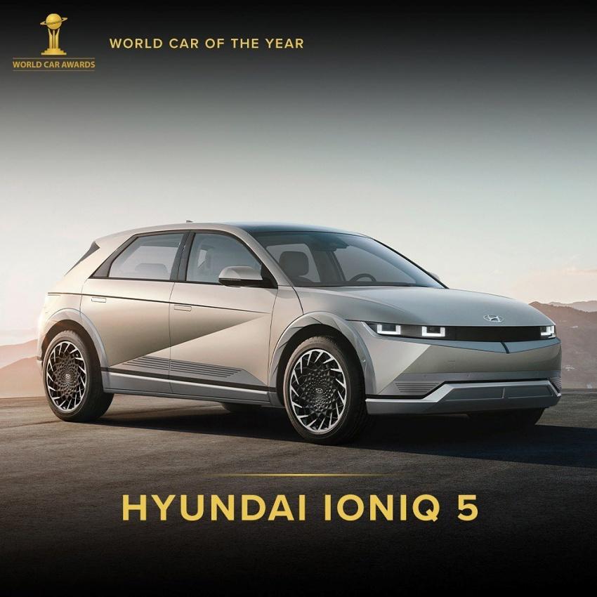 Hyundai Ioniq 5 不僅獲得最大獎世界風雲車，更囊括最佳電動車與最佳設計獎。