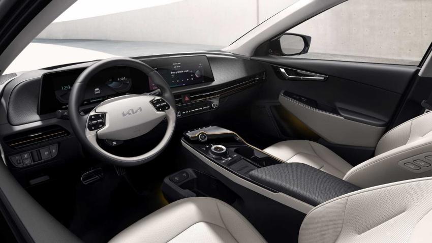 Kia EV6 內裝。