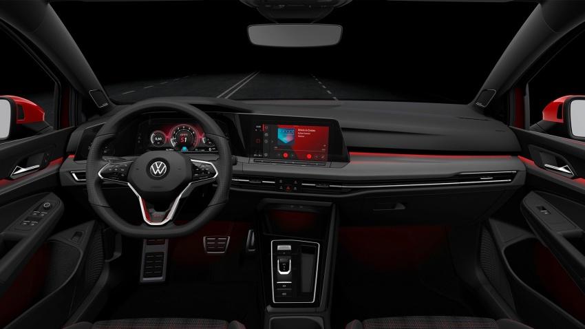 Volkswagen Golf GTI 內裝。