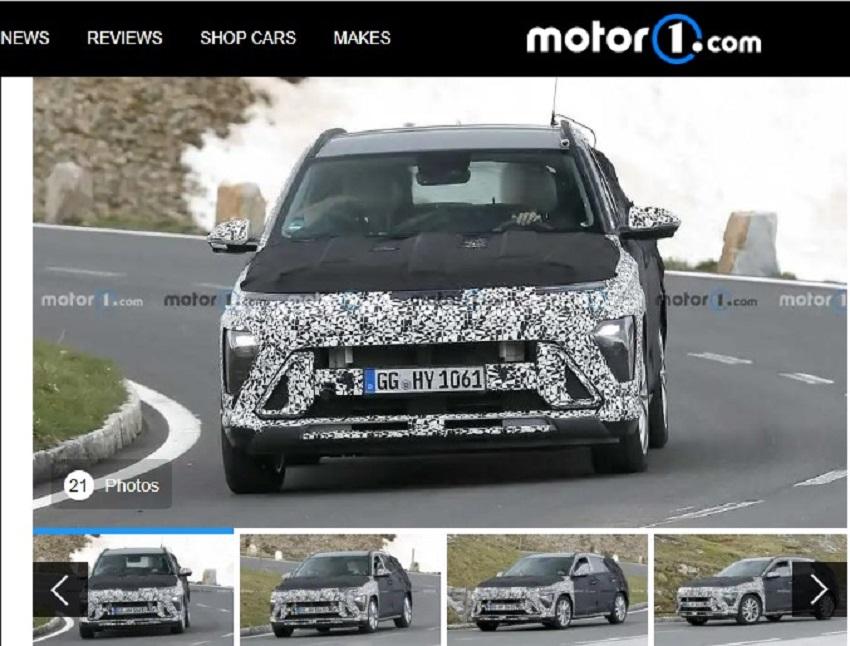 大改款 Kona 動力選擇豐富，有燃油、PHEV、純電各種規劃。〈擷取自外媒《Motor 1》。〉