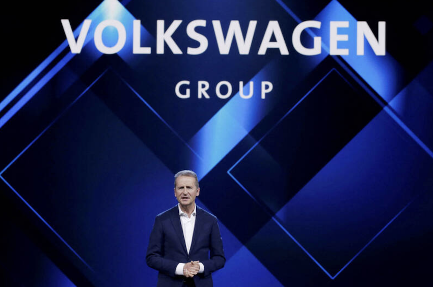 福斯（Volkswagen）表示，執行長迪斯（Herbert Diess）將於 8 月底離開公司。（資料照，路透）