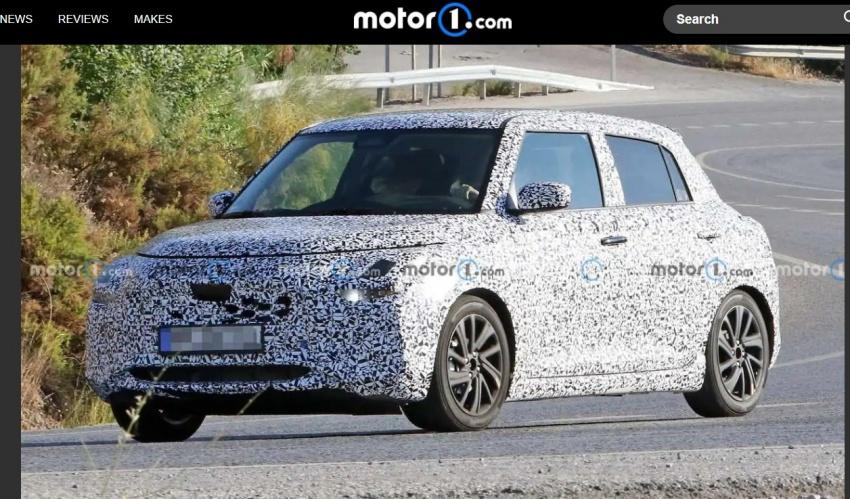 Suzuki 新一代 Swift 測試車首次遭捕獲，外觀與現行版本有極大差異。