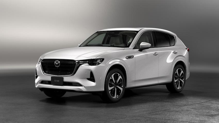 Mazda CX-60 陸續在日本、歐洲推出，擁有插電式汽油油電動力、柴油輕油電動力等 4 種動力選擇。