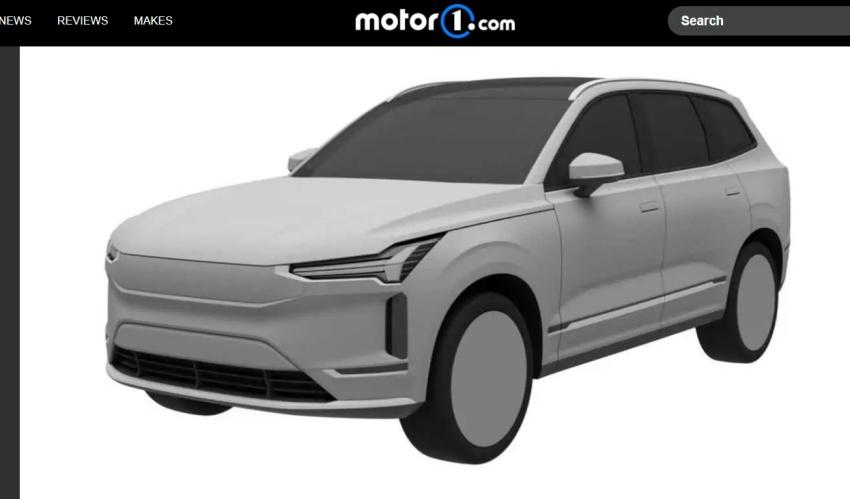 Volvo Concept Recharge 的量產版，近日疑似專利設計圖曝光。