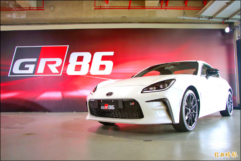 Toyota GR86大改款在台灣推出，目前首批只有60台。（記者陳英傑攝）