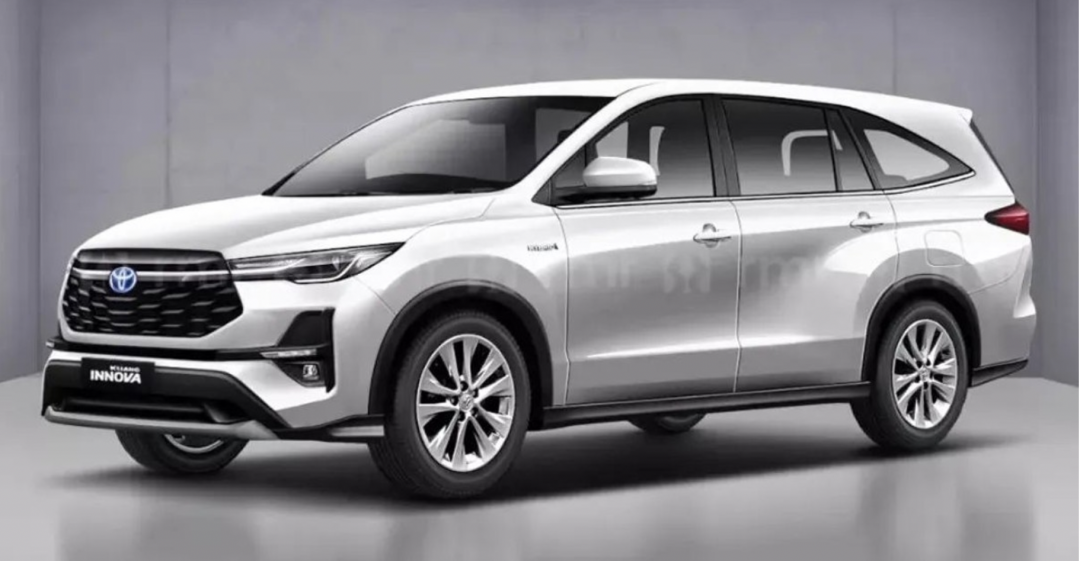 設計師對於 Innova 預測圖，可發現車體變更大，也不再是那商用車的樣貌。