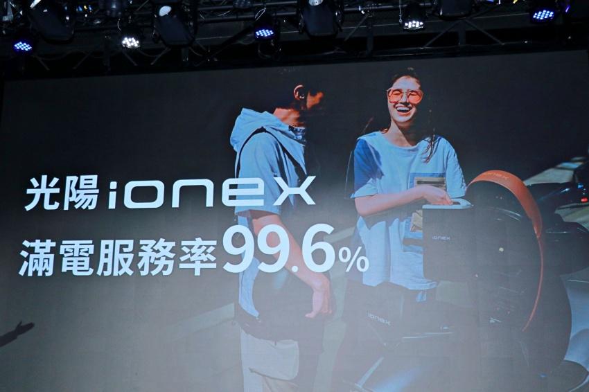 滿電服務方面，Ionex 服務率高達 99.6%。