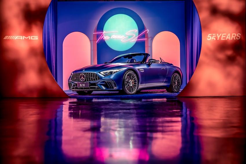 AMG 55 週年的代表車款 Mercedes-AMG SL 55 4MATIC+，正式在台灣發表。
