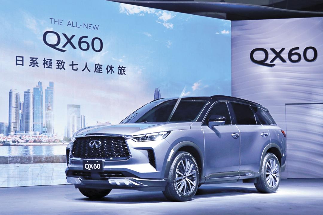 Infiniti QX60台灣上市，採七人座配置，擁有完整安全系統。（記者蘇銘翰攝）