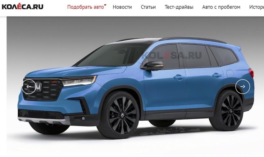 Honda 新一代 Pilot TrailSport 預想圖出爐，呈現粗獷越野風格。