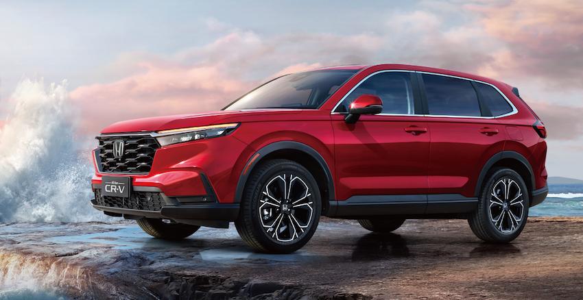 Honda CR-V 第六代，亞洲市場由中國作為首發地點。