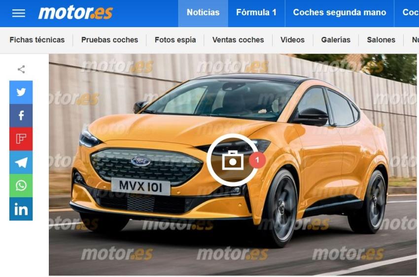 Ford 先前預告的 Sport Crossover 電動新車，有望在明年登場。圖為預想圖。