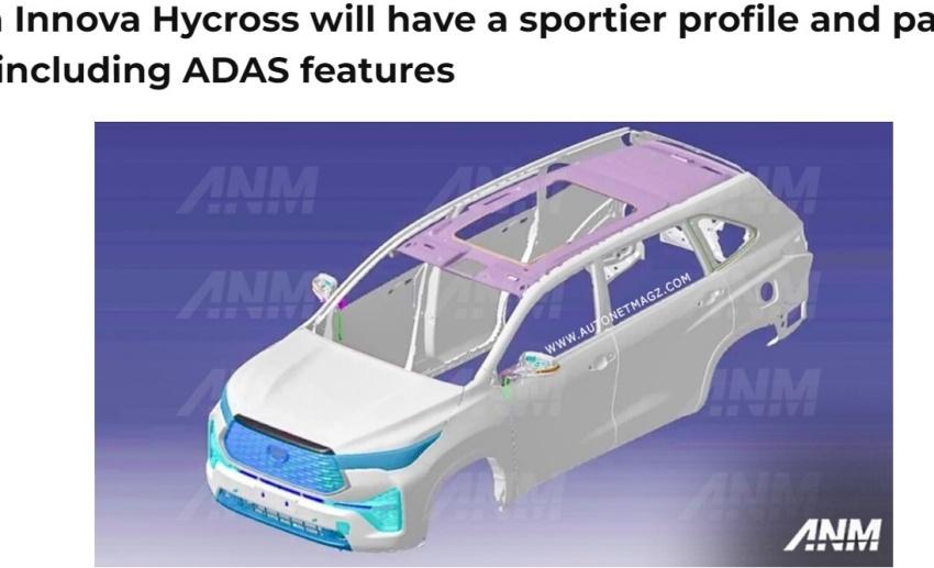 Toyota 新一代 Innova 專利圖曝光，搭載全景天窗配置。