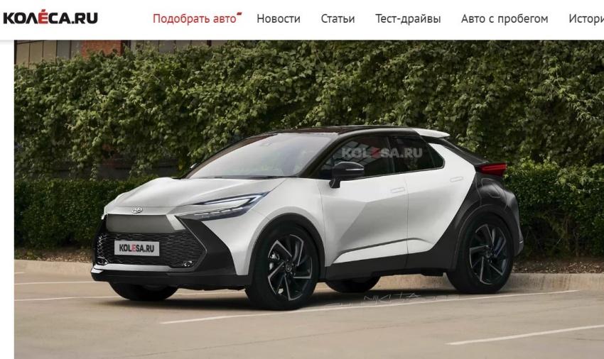 外媒繪製新一代 Toyota C-HR 預想圖，呈現動感身型。