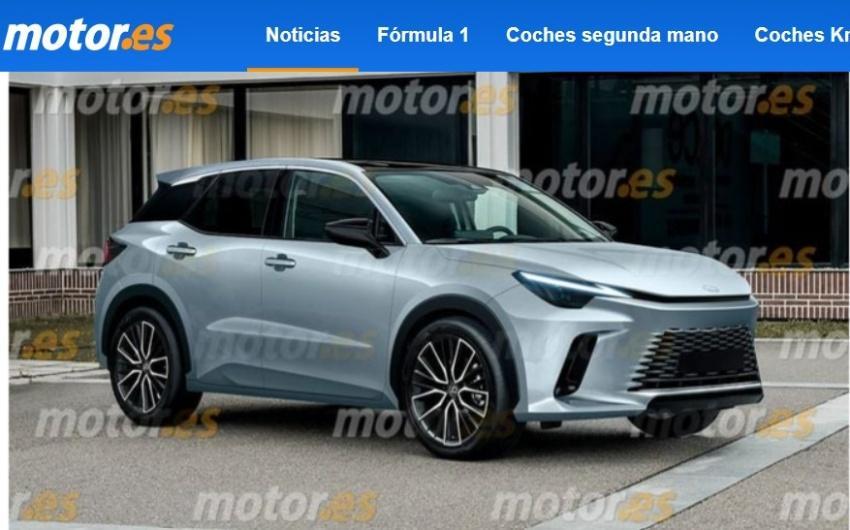 Lexus 新入門休旅 BX 預想圖出爐，並未採用招牌的紡錘式語彙。（圖片來源：翻攝自Motor.es）