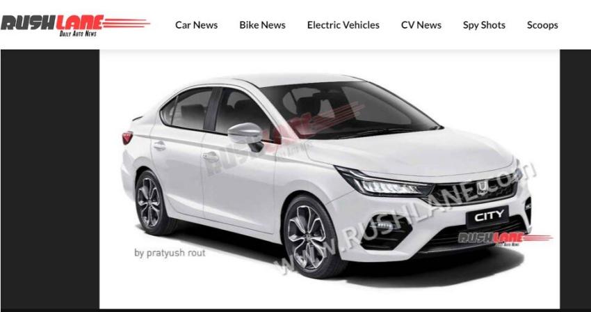 外媒釋出小改款 Honda City 預想圖，運動感更加強烈。