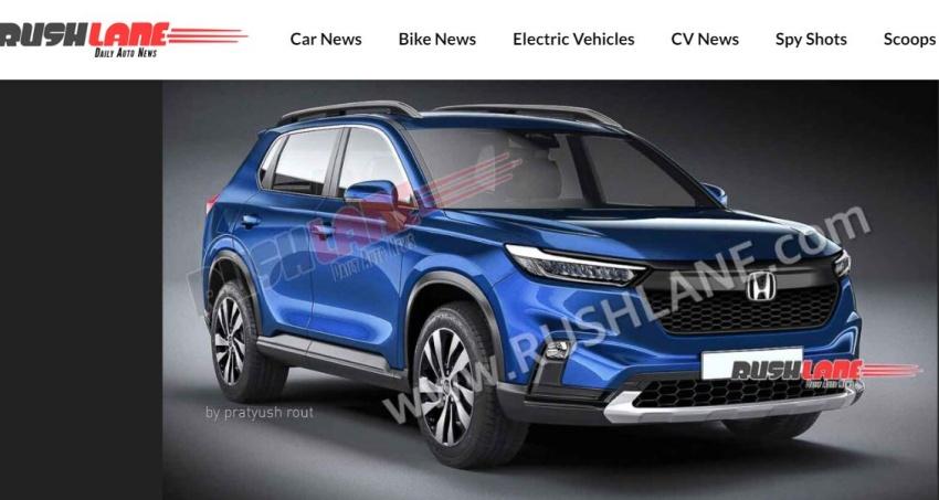 外媒繪製 Honda 新休旅預想圖，預計今年下半年登場。