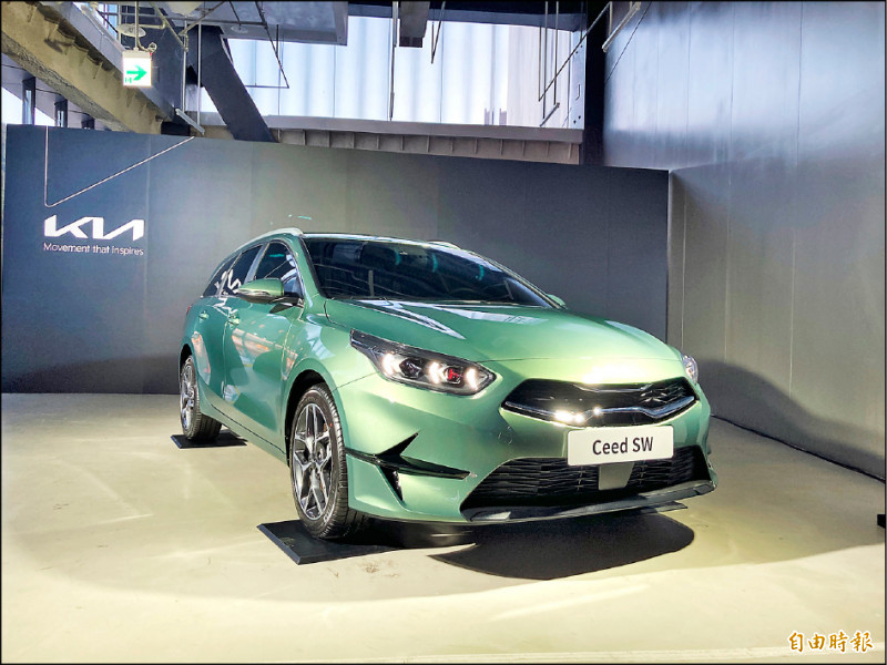 Kia Ceed SW小改款推出，有著歐系底盤的優異動態表現。（記者陳英傑攝）