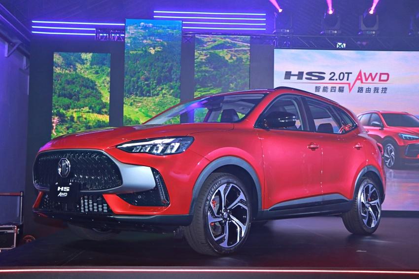 MG HS 導入 2.0 渦輪動力，成為燃油車型的旗艦款。