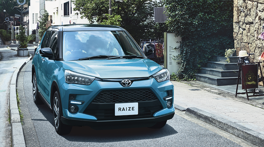 Yairs 告別台灣市場後，Toyota 後繼車款預計命名為 Raize Space，推測是 Raize 的延伸車型。圖為 Raize。