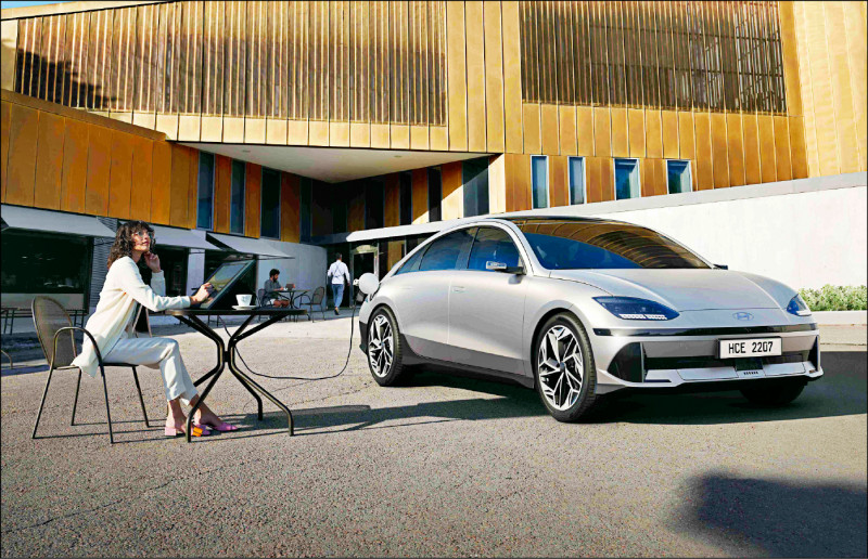 Ioniq 5的V2L外接供電，Ioniq 6也支援，可替家中電器、電腦充電用。