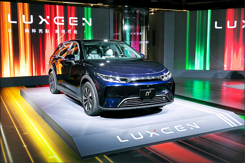 Luxgen n⁷是今年即將推出的國產純電休旅，由鴻海與裕隆共同打造。