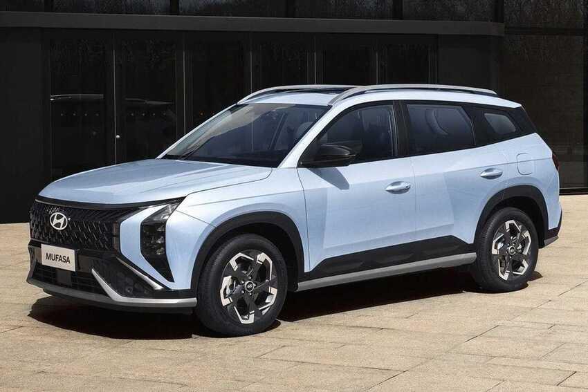 雖說與 Tucson 是雙生車關係，但 Mufasa 擁有截然不同的前衛外型。
