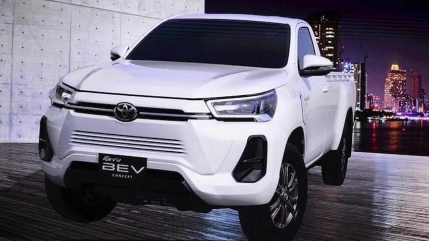 Toyota 副社長宮崎洋一透露，將展開電動皮卡的量產作業。有望是電動 Hilux。