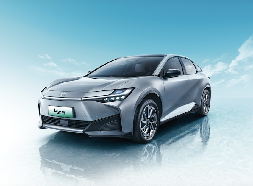 Toyota bZ3 目前為中國限定車款。
