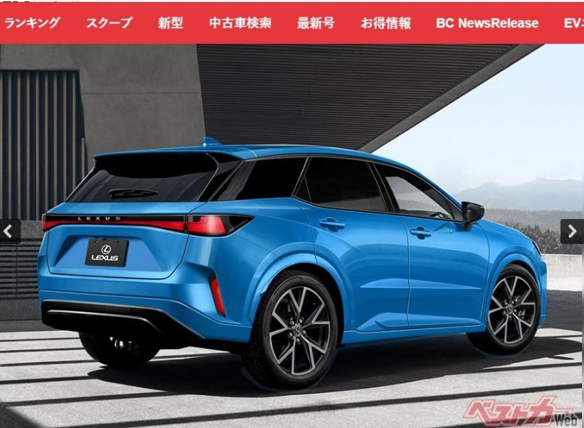 日媒繪製的預想圖中，採用偏向 Toyota 的新世代設計語彙。