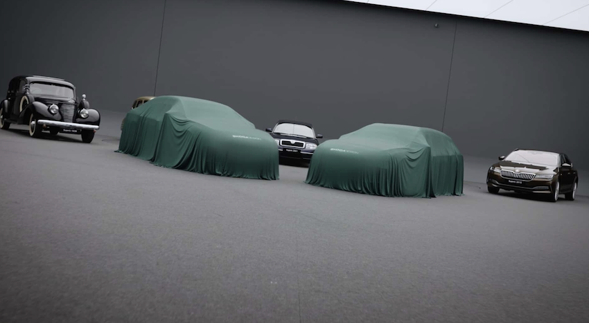 前輩們站台助陣增加聲量！Skoda Superb 大改款露臉只差一步