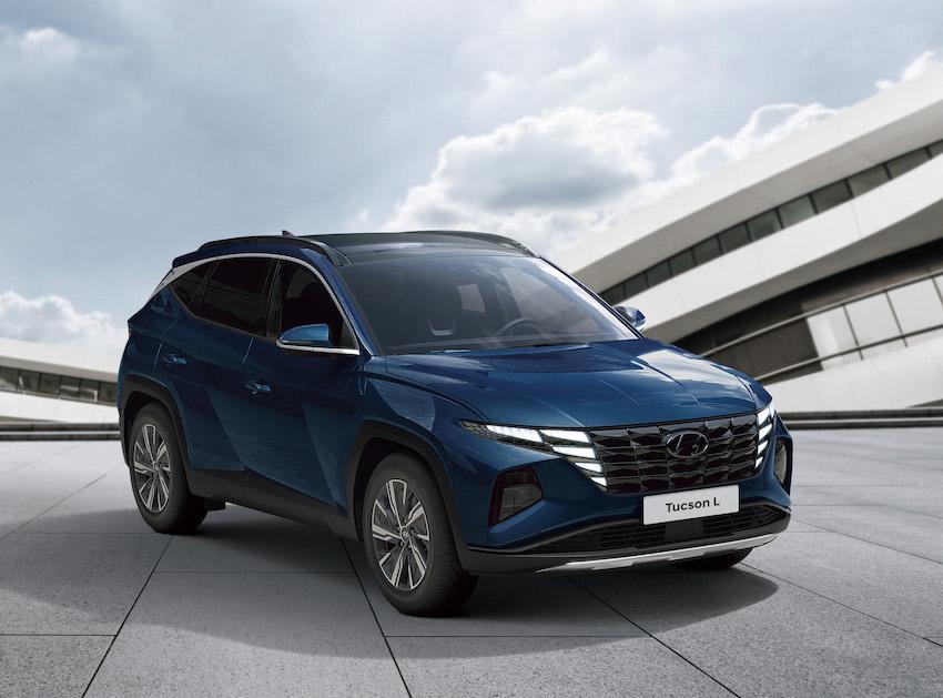 Tucson L Turbo Hybrid 才剛預售不久，2.0 升車型已經有生產紀錄。（圖片來源：Hyundai）