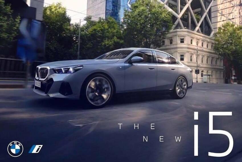 在正式發表前夕，大改款 BMW 5 系列官方宣傳照意外曝光，提前揭露全新的豪華外型。（圖片來源：擷取自 automachi）
