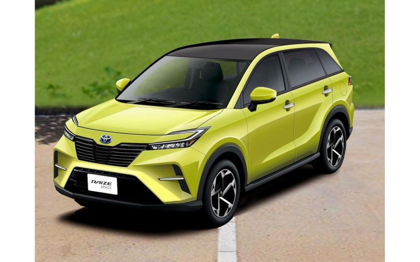 日媒釋出 Toyota Raize Space 預想圖，推測將於今年下半年登場。