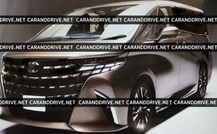 Toyota 新一代 Alphard 車頭完全曝光。