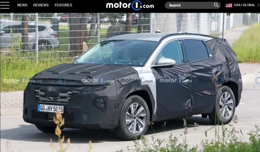 Hyundai 主力休旅 Tucson L 小改款測試車現身。