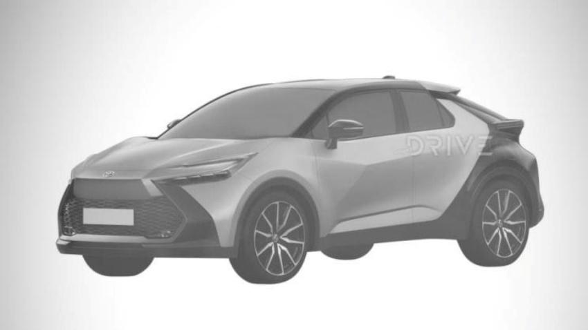 新一代 C-HR 專利圖曝光，整體呈現運動化風格。