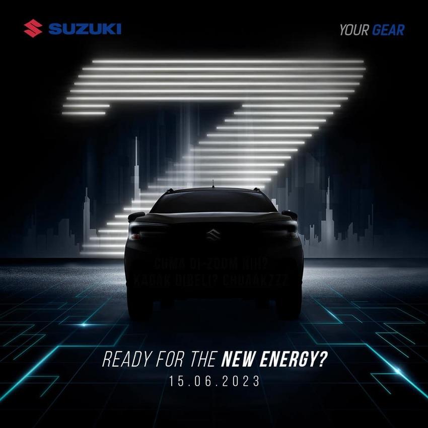 Suzuki 預告將在印尼推出新款休旅，預計就是七人座跨界休旅 XL7 油電版本。
