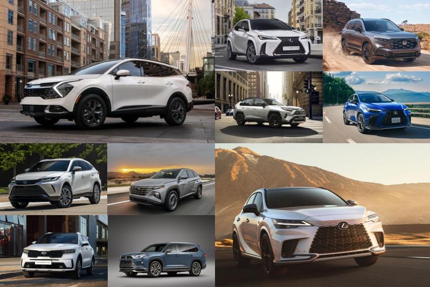 2023 年最省油 SUV 名單公布。