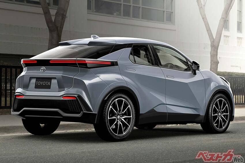 此為日媒繪製大改款 C-HR 預想圖。（圖片來源：擷取自 BestCar）