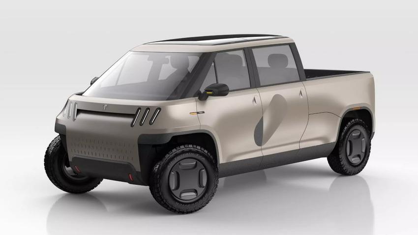 美國新創電動車品牌 Telo 推出 MT1 電動皮卡，外表雖然可愛，但擁有媲美中型皮卡的乘載能力。
