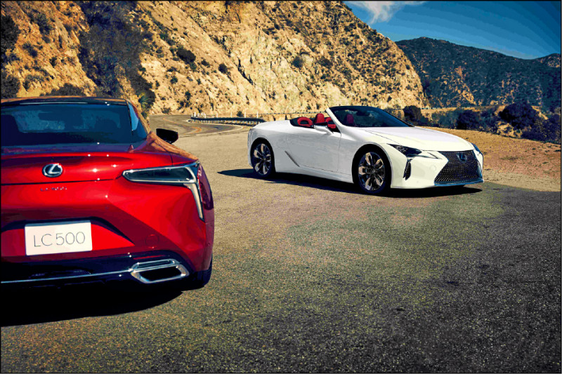 Lexus LC車系2024年式在車色與配備均進行升級，提升整體質感。